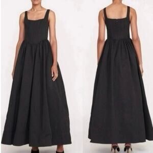 Staud Landscape Maxi Dress In Black 2 NWT